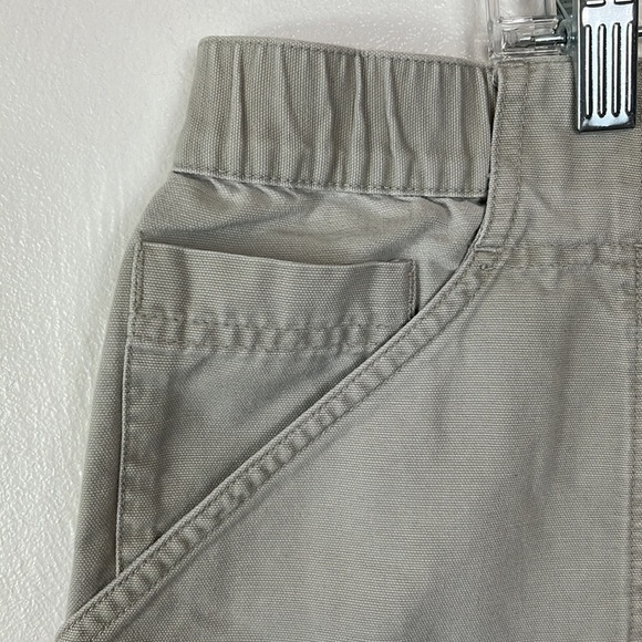 Columbia Cargo Shorts Men XXL Cream Zip Front 100% Cotton Inseam 6.5" Fishing - Picture 9 of 14